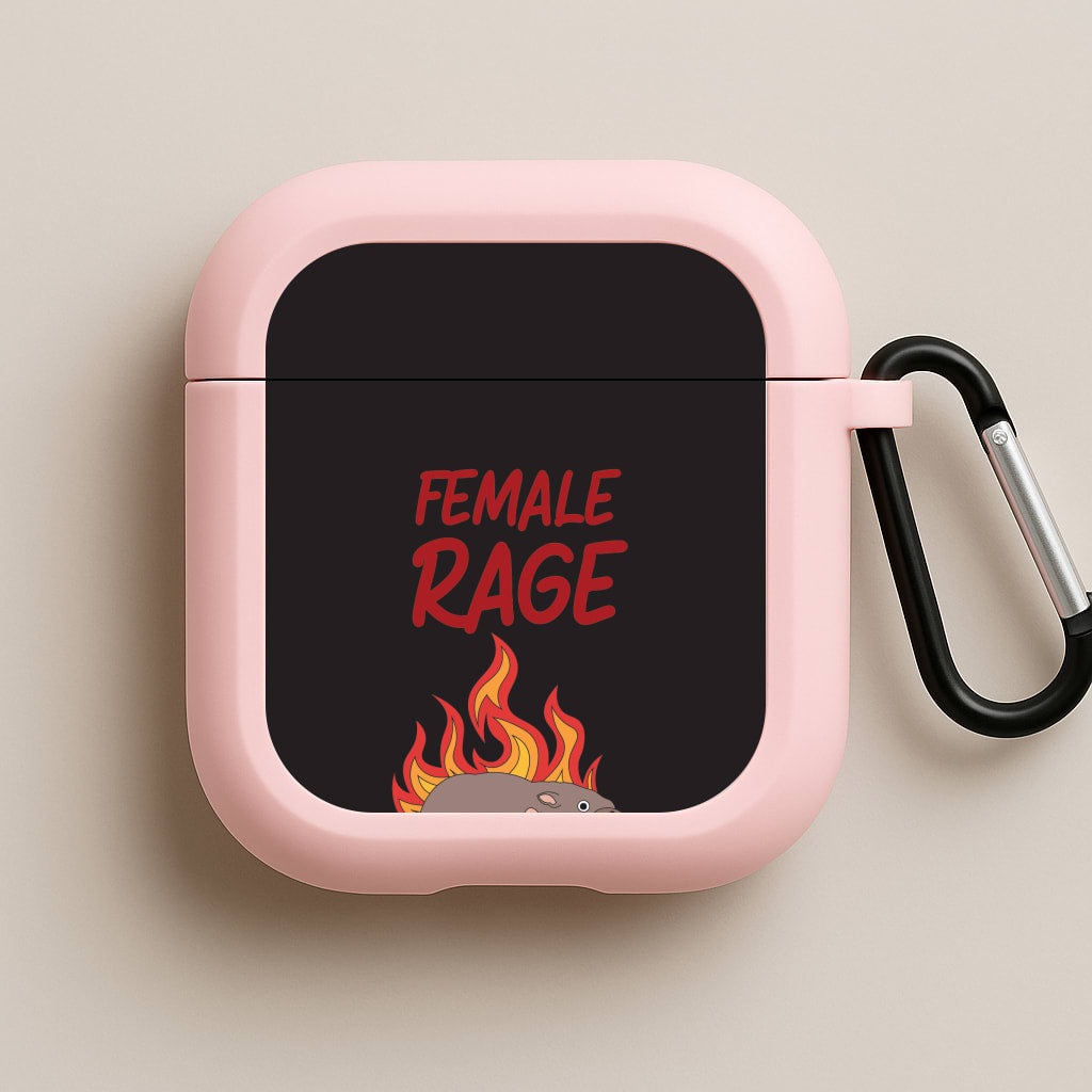 Female Rage Pink AirPods Case