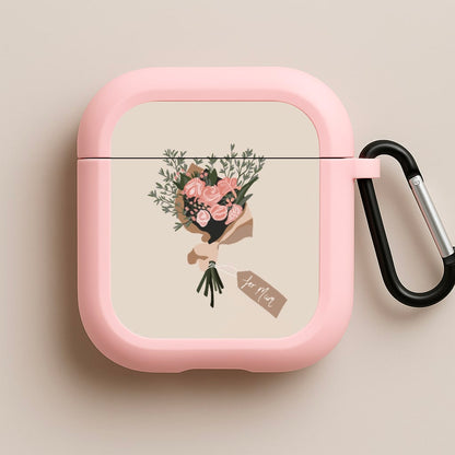 Mum Bouquet - Mother's Day Pink AirPods Case