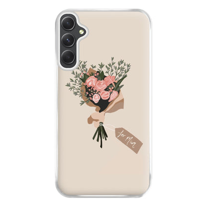 Mum Bouquet - Mother's Day Phone Case for Galaxy A34