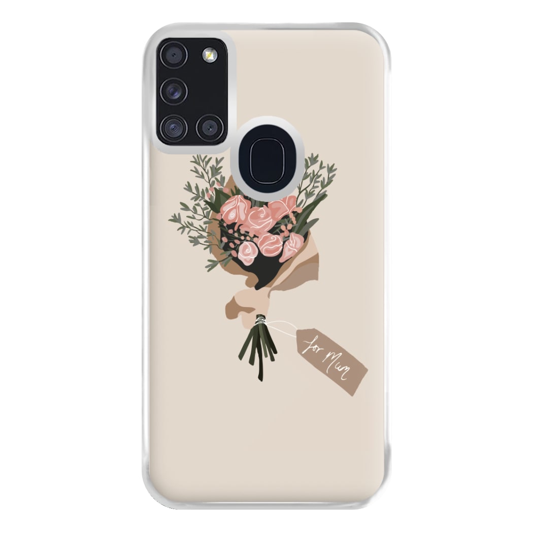 Mum Bouquet - Mother's Day Phone Case for Galaxy A21s