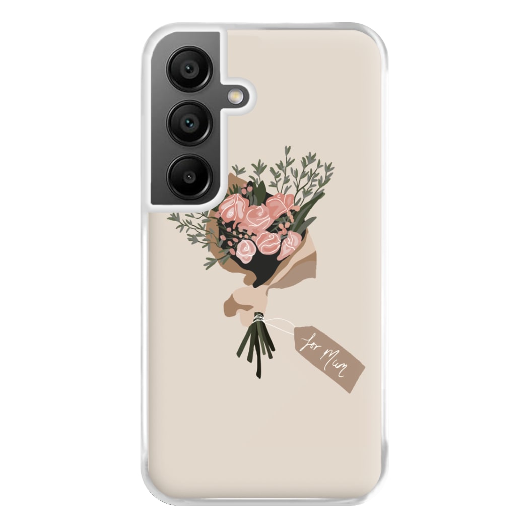 Mum Bouquet - Mother's Day Phone Case for Galaxy A55