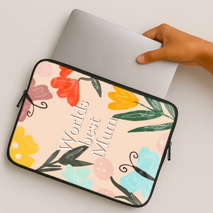 Worlds Best Mum - Floral Mother's Day MacBook Case