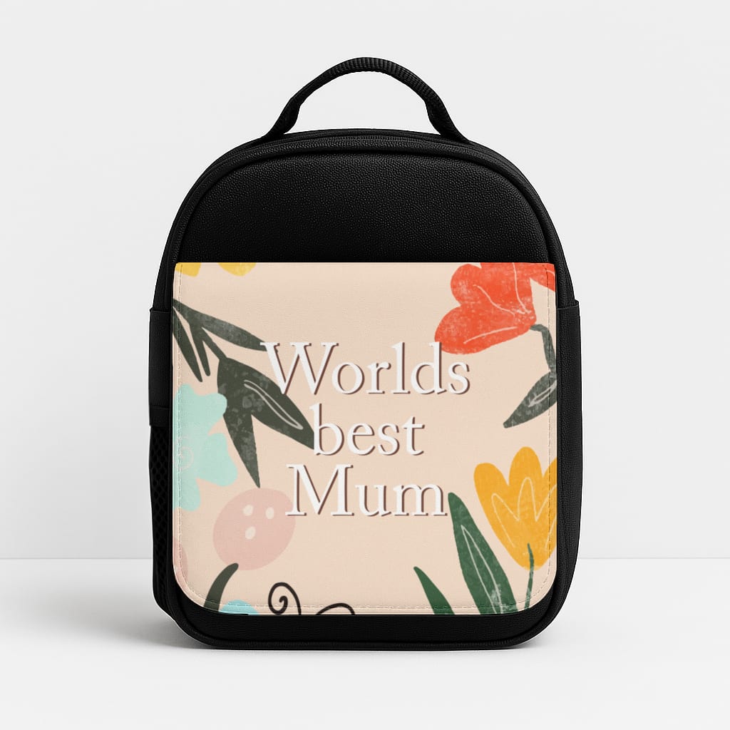 Worlds Best Mum - Floral Mother's Day Lunchbox