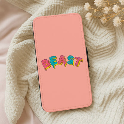 Beast - Pink Wallet Phone Case