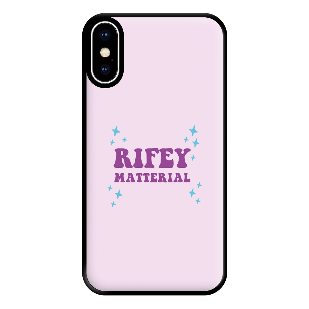 Rifey Material Phone Case for iPhone XS Max