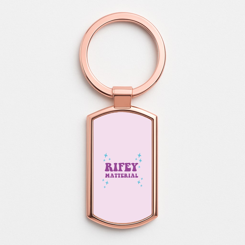 Rifey Material Rose Gold Keyring
