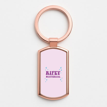Rifey Material Rose Gold Keyring