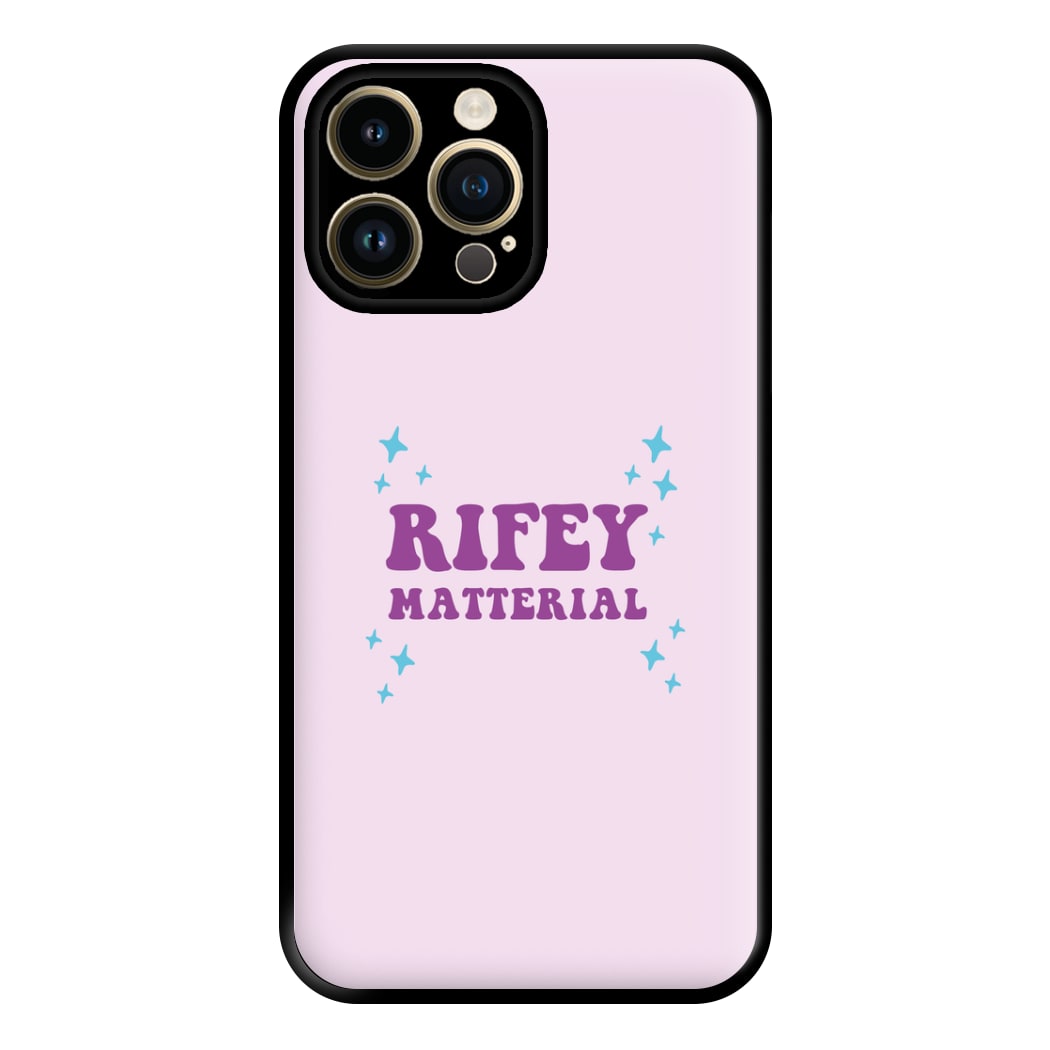 Rifey Material Phone Case for iPhone 14 Pro Max