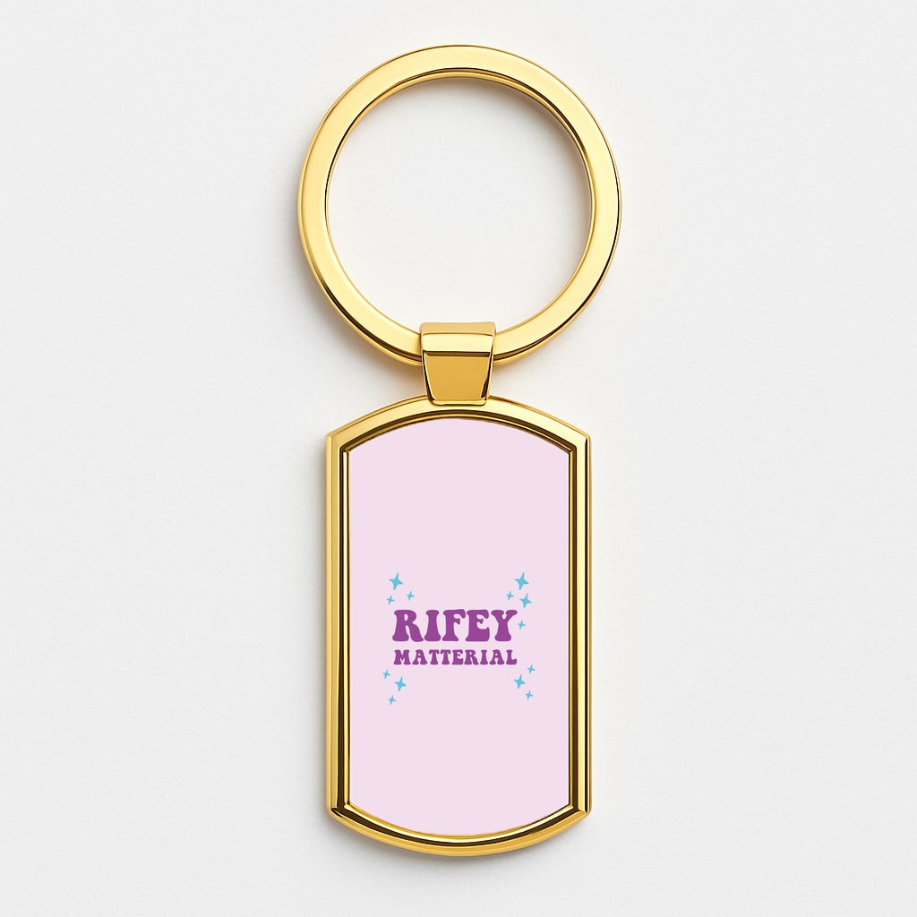 Rifey Material Gold Keyring