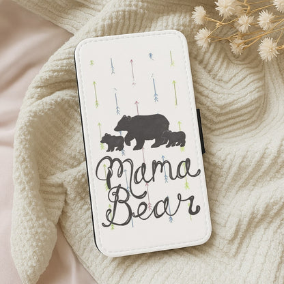 Mama Bear Flip Wallet Phone Case