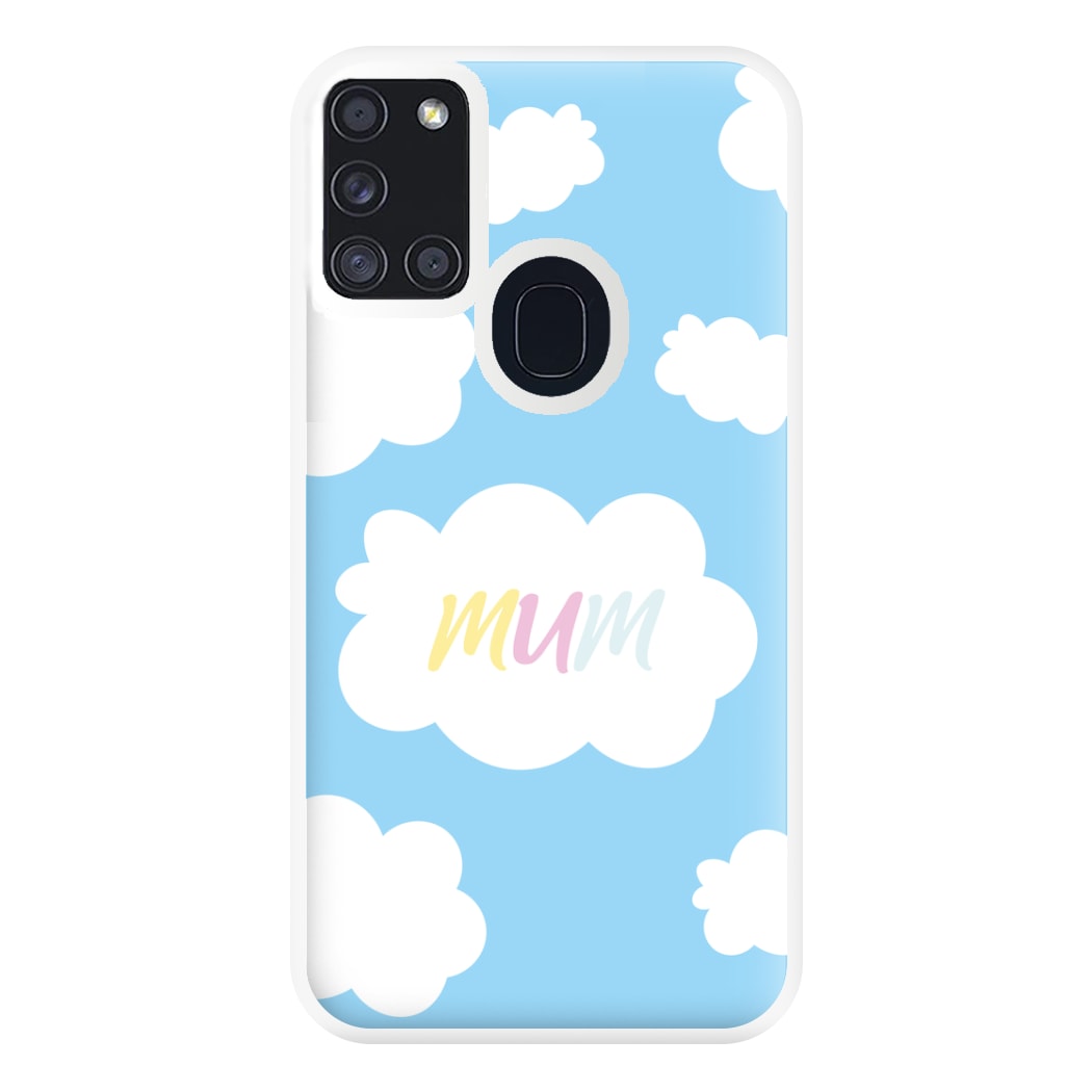 Clouds - Mothers Day Phone Case for Galaxy A21s