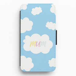 Clouds - Mothers Day Flip / Wallet Phone Case