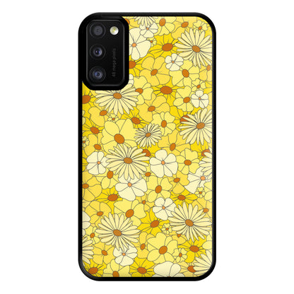 Yellow Flower Pattern - Mothers Day Phone Case for Galaxy A41