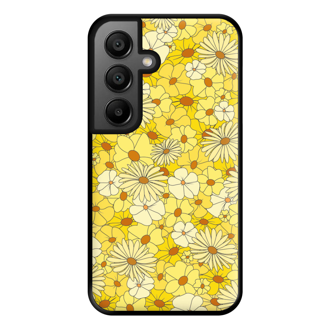 Yellow Flower Pattern - Mothers Day Phone Case for Google Pixel 8