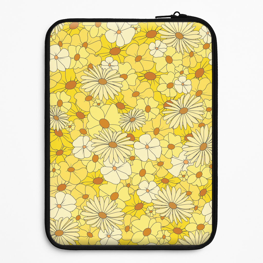 Yellow Flower Pattern - Mothers Day Universal Laptop Sleeve