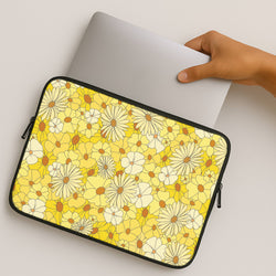 Yellow Flower Pattern - Mothers Day MacBook Case
