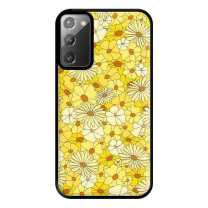 Yellow Flower Pattern - Mothers Day Phone Case for Galaxy Note 20 Ultra