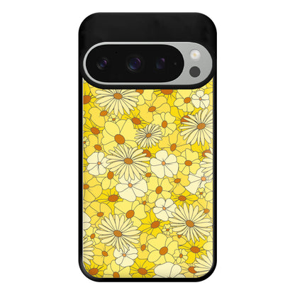 Yellow Flower Pattern - Mothers Day Phone Case for Google Pixel 9 Pro XL