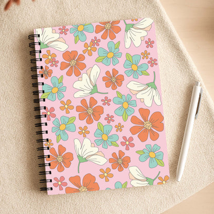 Pink Flower Pattern - Mothers Day Notepad