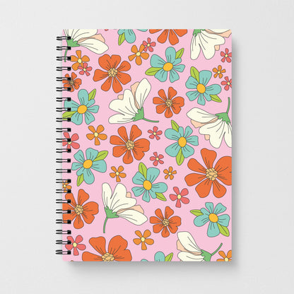 Pink Flower Pattern - Mothers Day Notebook