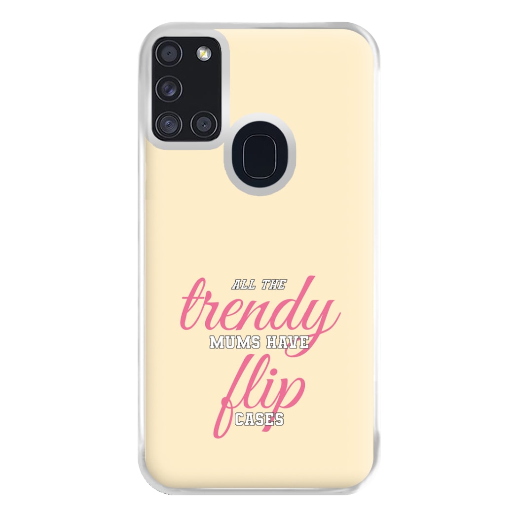 Trendy Mums Have Flip Cases - Mothers Day Phone Case for Galaxy A21s