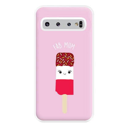 Fab Mum - Mothers Day Phone Case for Galaxy S10 Plus