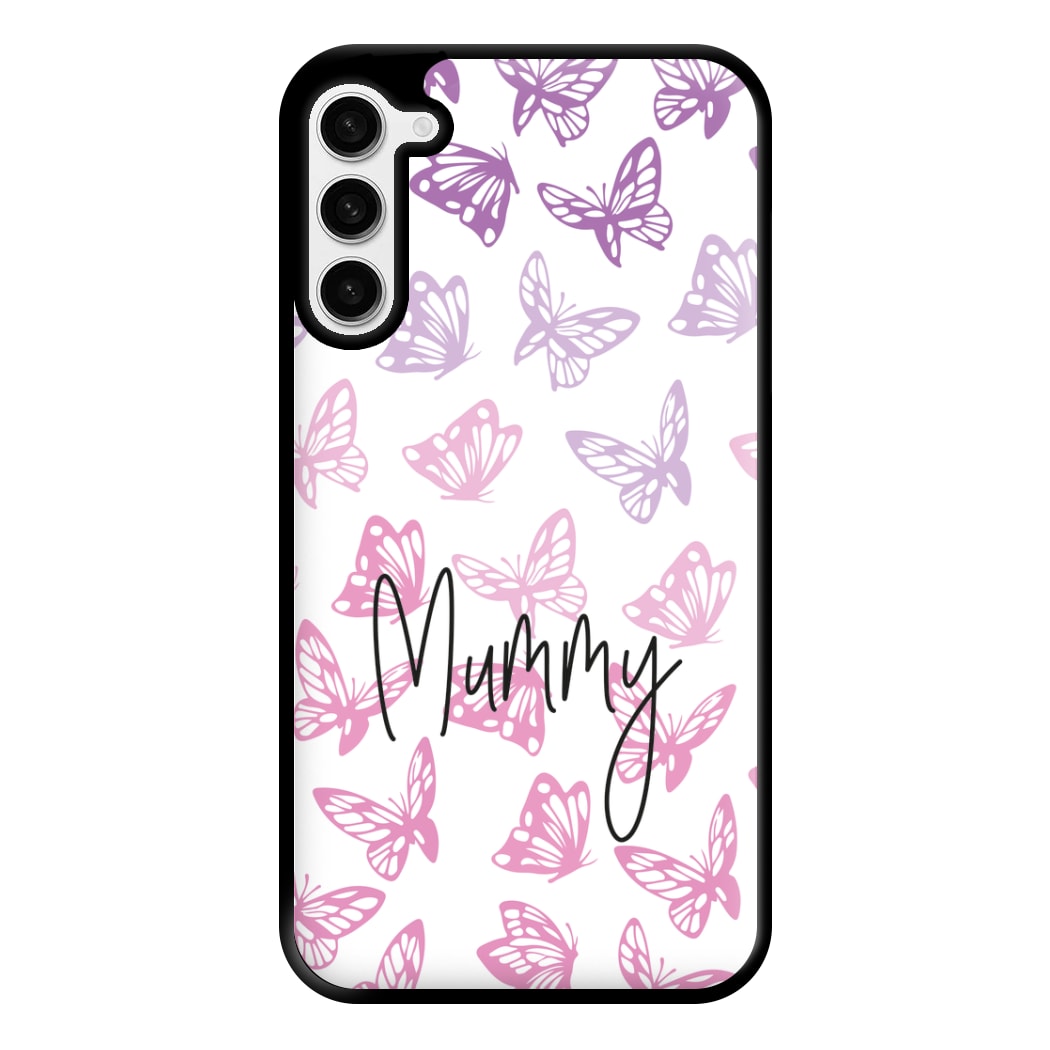 Mummy Butterflies - Mother's Day Phone Case for Galaxy S23 Plus