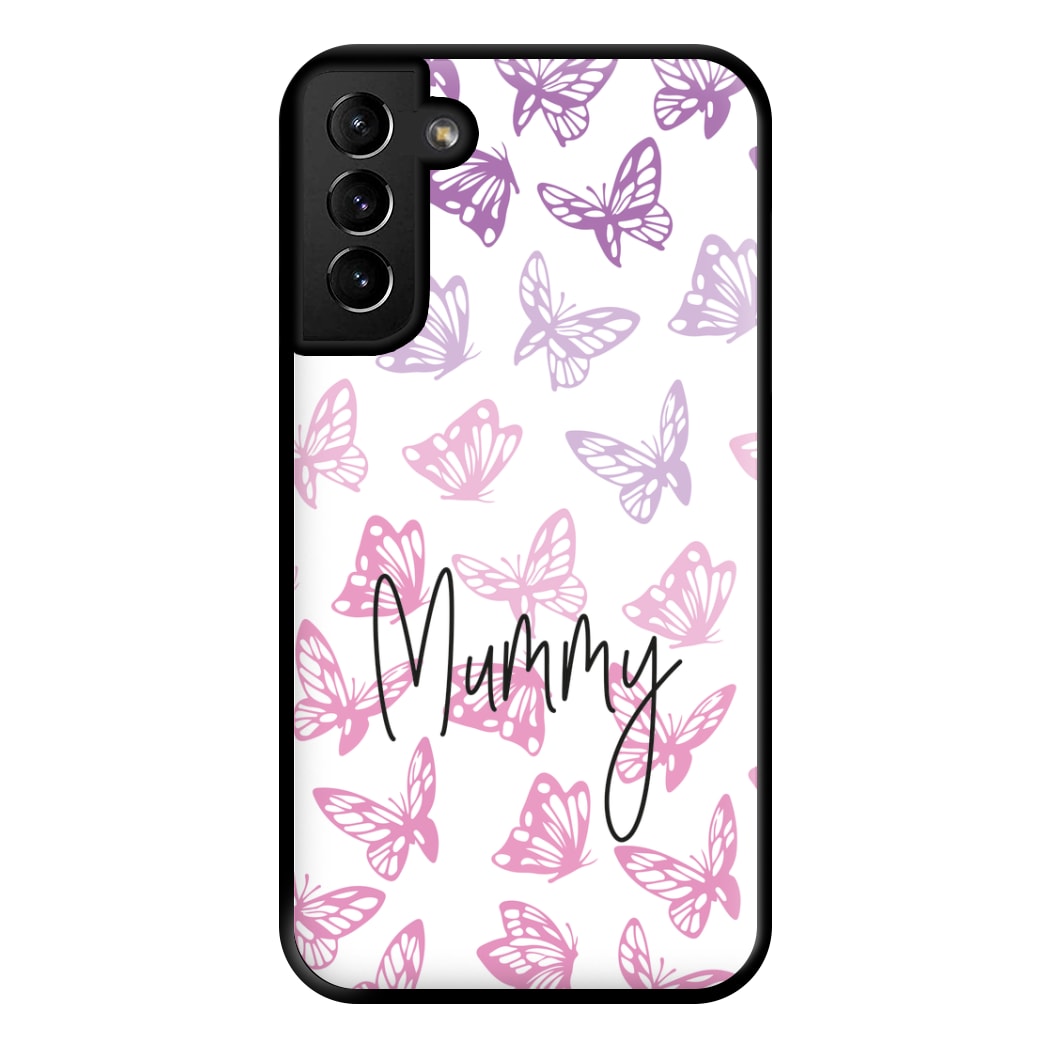 Mummy Butterflies - Mother's Day Phone Case for Galaxy S21 Plus