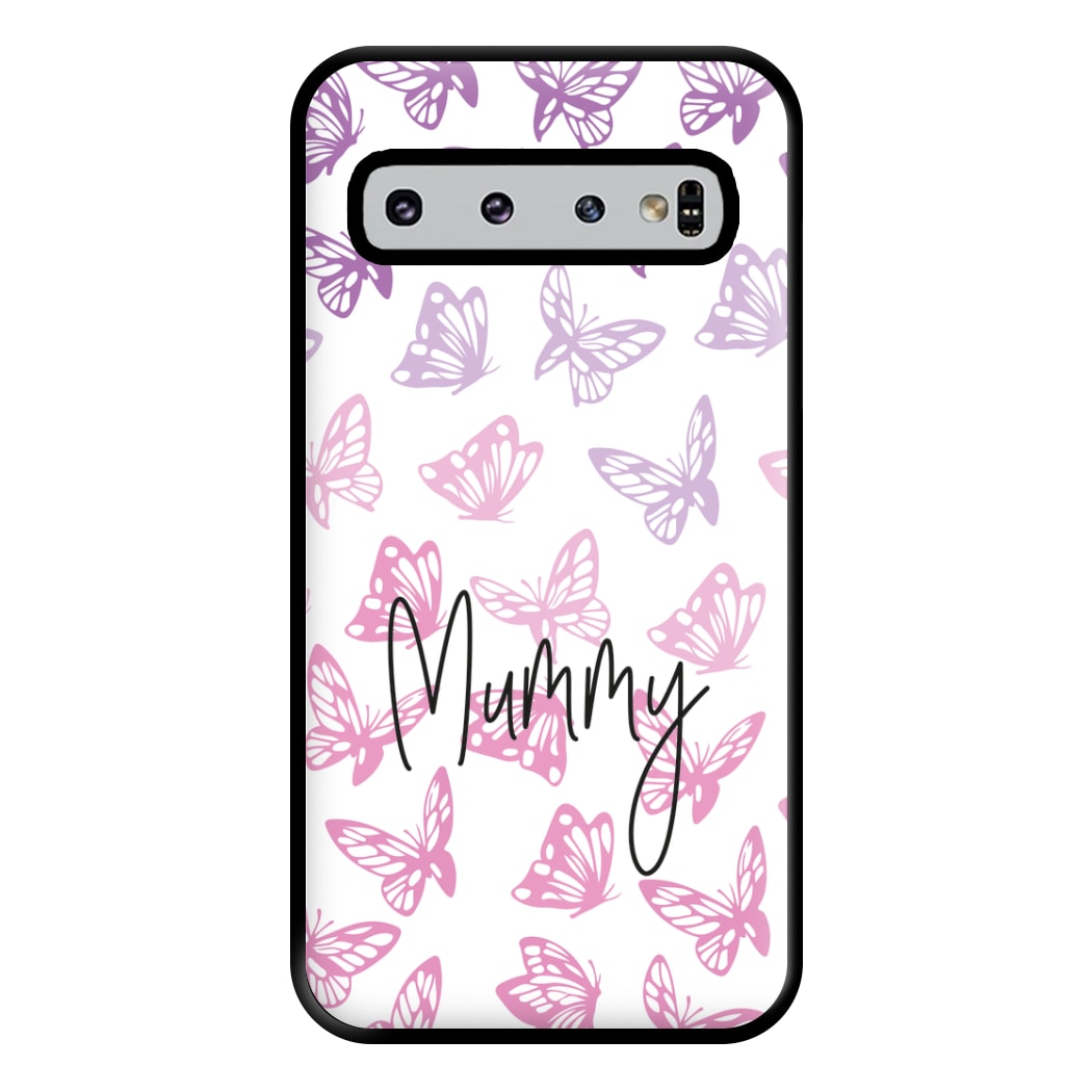 Mummy Butterflies - Mother's Day Phone Case for Galaxy S10 Plus