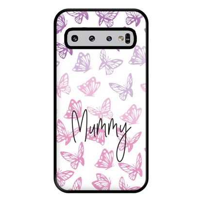 Mummy Butterflies - Mother's Day Phone Case for Galaxy S10 Plus