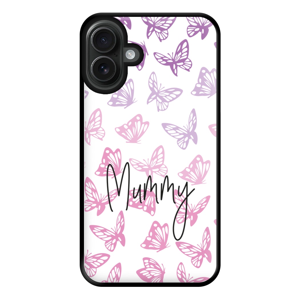 Mummy Butterflies - Mother's Day Phone Case for iPhone 16 Plus