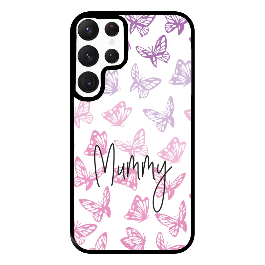 Mummy Butterflies - Mother's Day Phone Case for Galaxy S22 Ultra