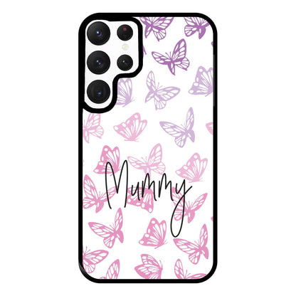 Mummy Butterflies - Mother's Day Phone Case for Galaxy S22 Ultra