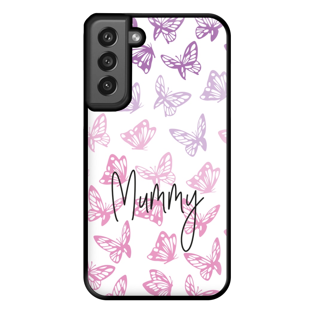 Mummy Butterflies - Mother's Day Phone Case for Galaxy S21FE