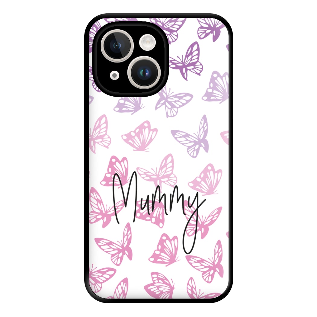 Mummy Butterflies - Mother's Day Phone Case for iPhone 14 Plus