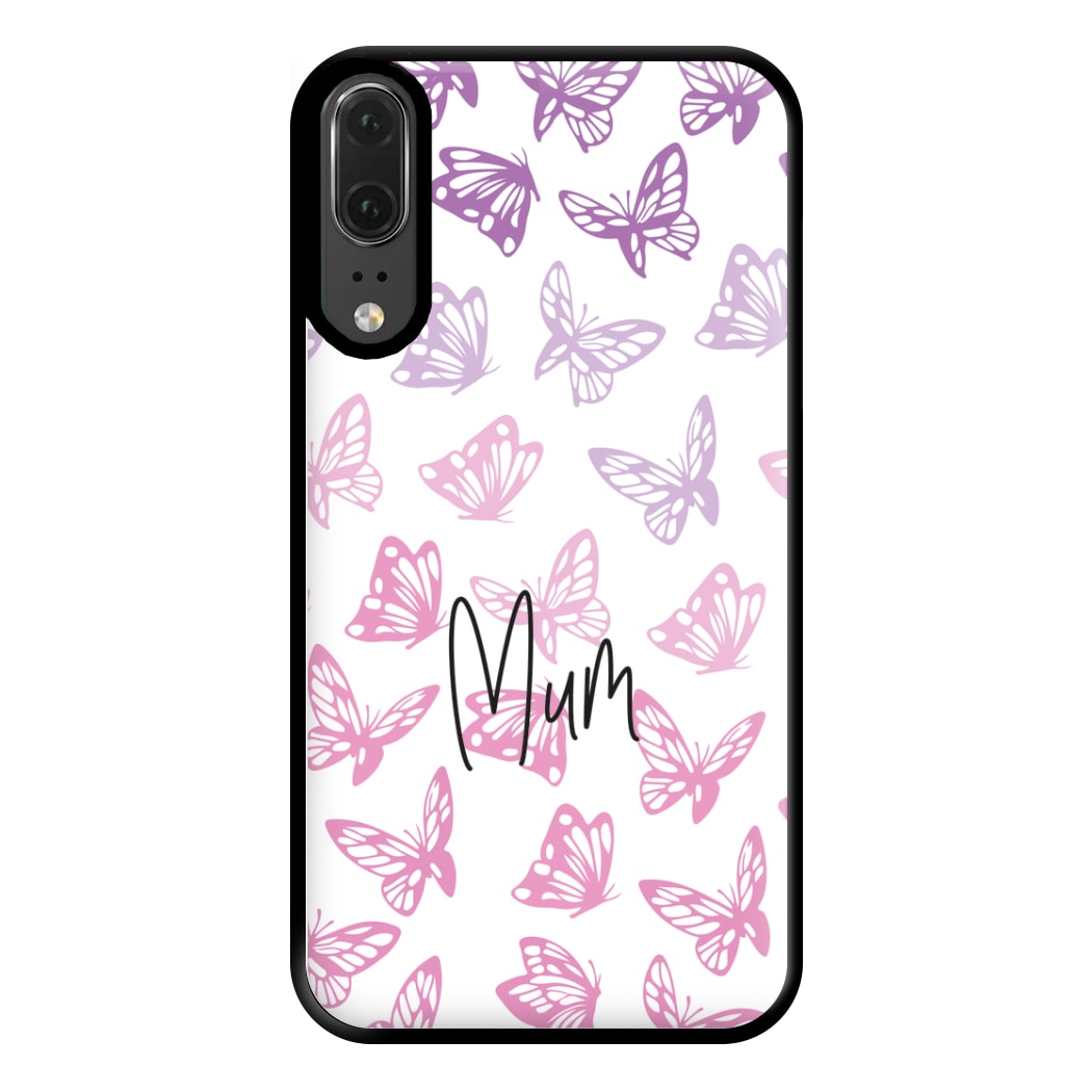 Mum Butterflies - Mother's Day Phone Case for Huawei P20