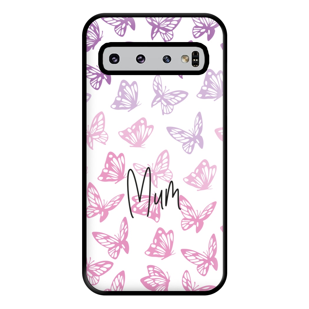 Mum Butterflies - Mother's Day Phone Case for Galaxy S10 Plus