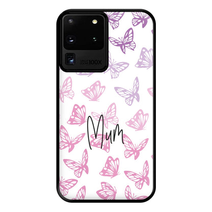 Mum Butterflies - Mother's Day Phone Case for Galaxy S20 Ultra