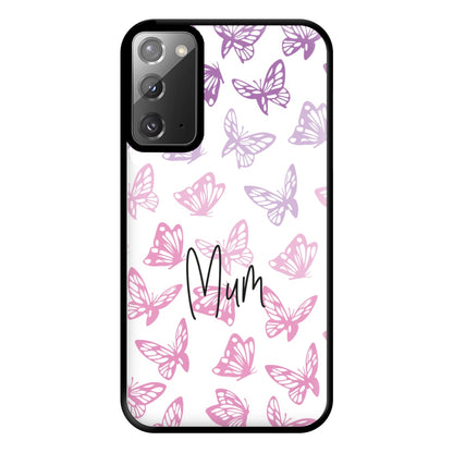 Mum Butterflies - Mother's Day Phone Case for Galaxy Note 20 Ultra