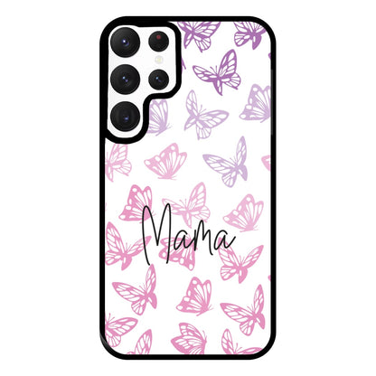 Mama Butterflies - Mother's Day Phone Case for Galaxy S22 Ultra