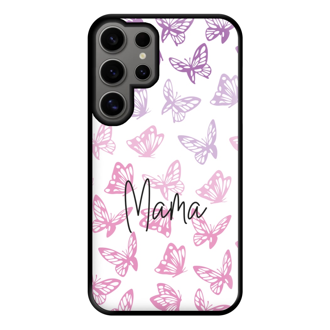 Mama Butterflies - Mother's Day Phone Case for Galaxy S24 Ultra