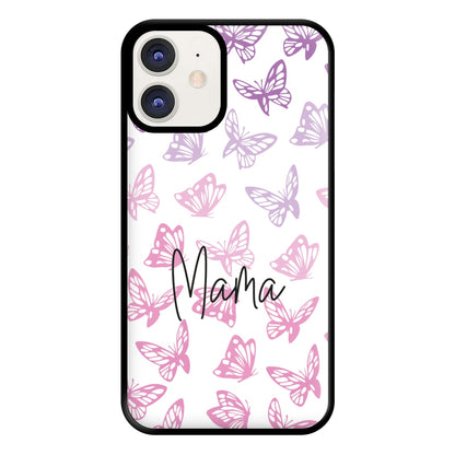 Mama Butterflies - Mother's Day Phone Case for iPhone 12 / 12 Pro