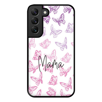 Mama Butterflies - Mother's Day Phone Case for Galaxy S22 Plus