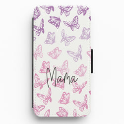 Mama Butterflies - Mother's Day Flip / Wallet Phone Case