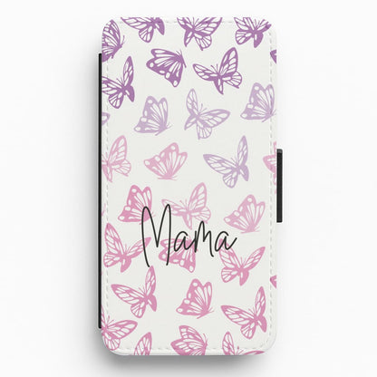 Mama Butterflies - Mother's Day Flip / Wallet Phone Case