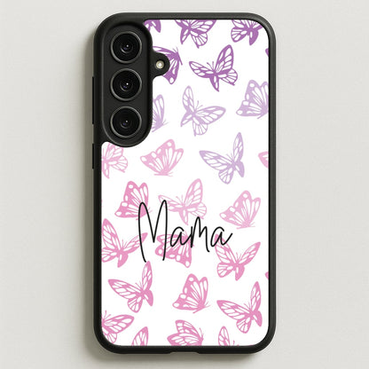 Mama Butterflies - Mother's Day Phone Case for Galaxy S25FE