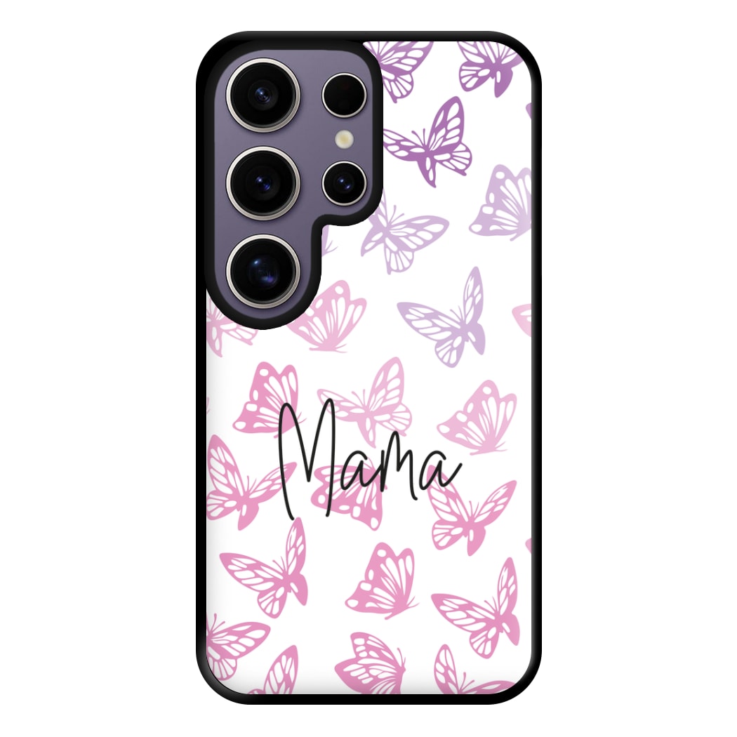 Mama Butterflies - Mother's Day Phone Case for Galaxy S25 Ultra