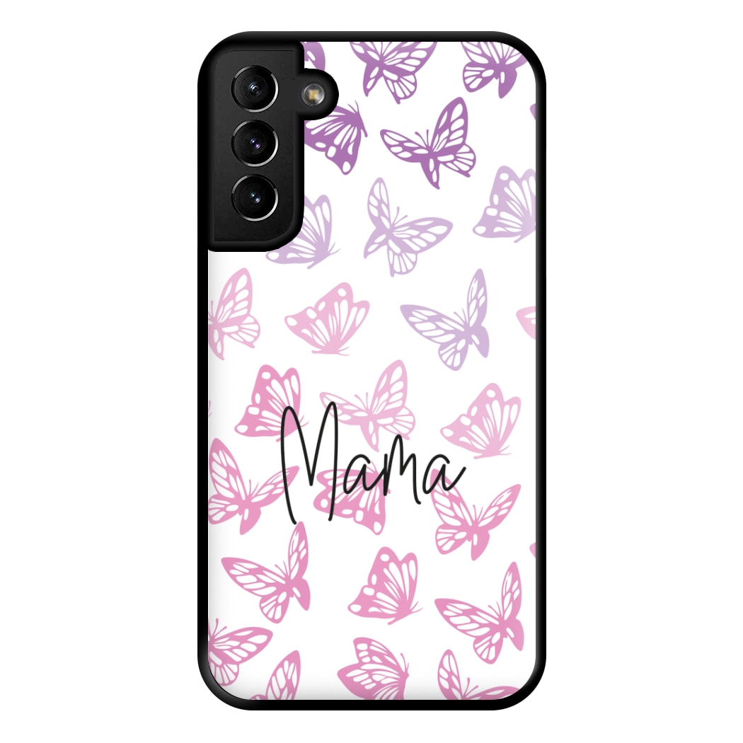 Mama Butterflies - Mother's Day Phone Case for Galaxy S21 Plus