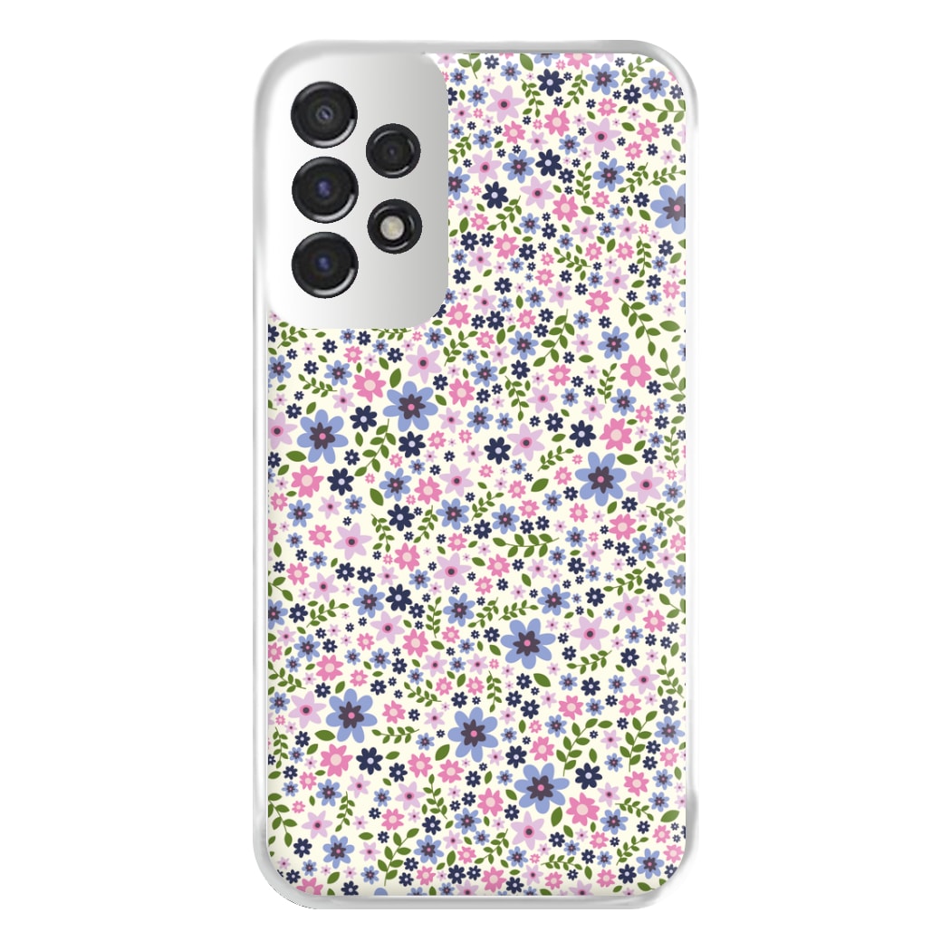 Floral Pattern - Floral Phone Case for Galaxy A53