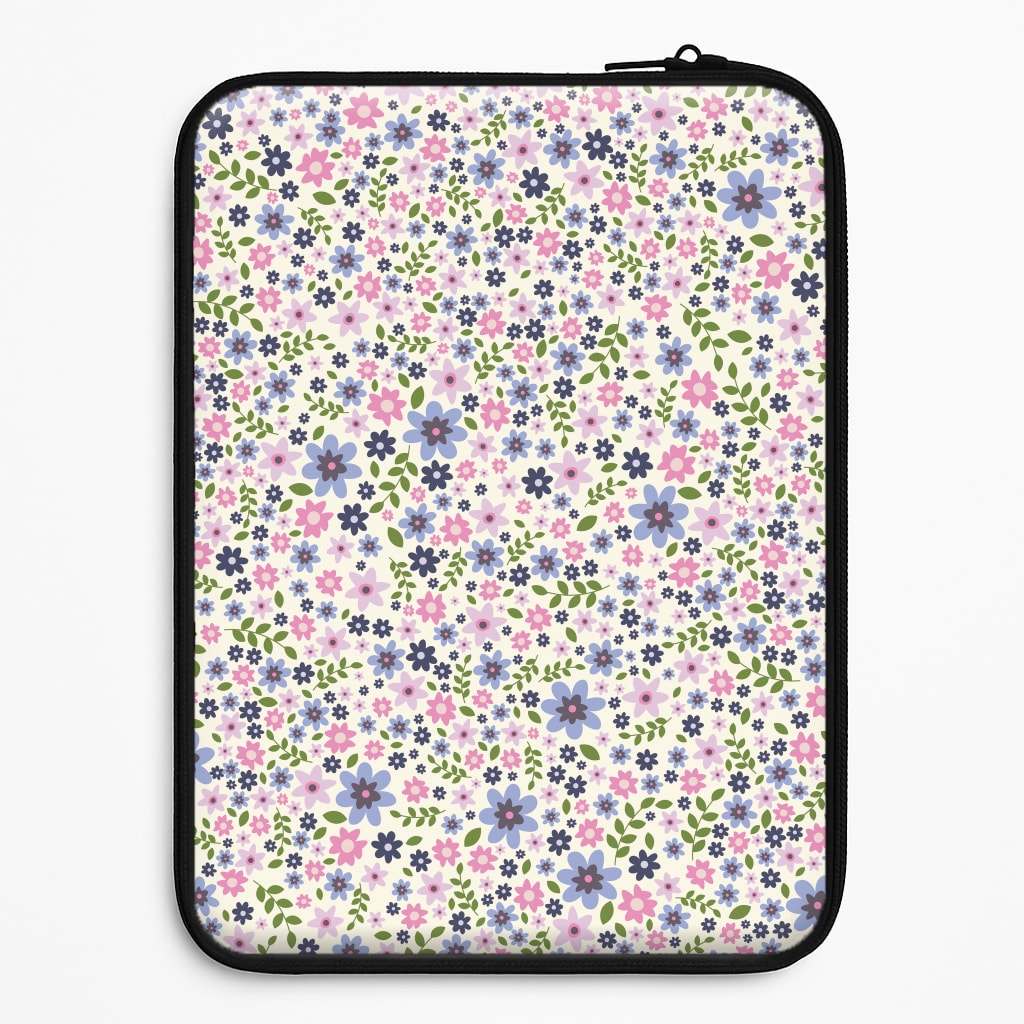 Floral Pattern - Floral Laptop Sleeve
